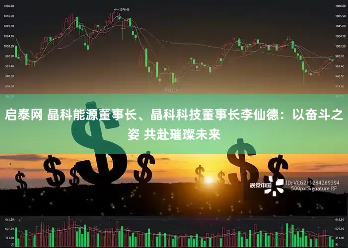 启泰网 晶科能源董事长、晶科科技董事长李仙德：以奋斗之姿 共赴璀璨未来
